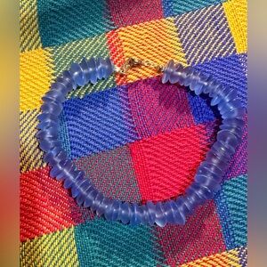 Vintage Trifari Blue Beaded Bracelet